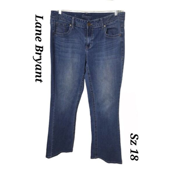 Lane Bryant  Genium Fit TechHigh-rise Bootcut Jeans Size 18 Genius Fit technolog - Picture 1 of 4